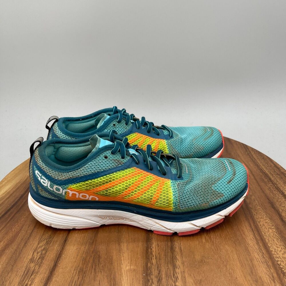 Salomon Sonic RA Max 2 Shoes Womens Size 9.5 Blue Running Comfort Walking Gym